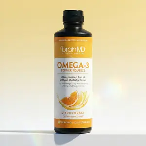 BrainMD - Omega-3 Power Squeeze | Ultra-purified fish oil without the fish flavor