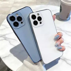 AG Matte Plating HD Clear Protective Cover For iPhone 16 15 14 13 12 11 Pro Max Plus Full Lens Guard Protection Anti-Scratch Rear Shell