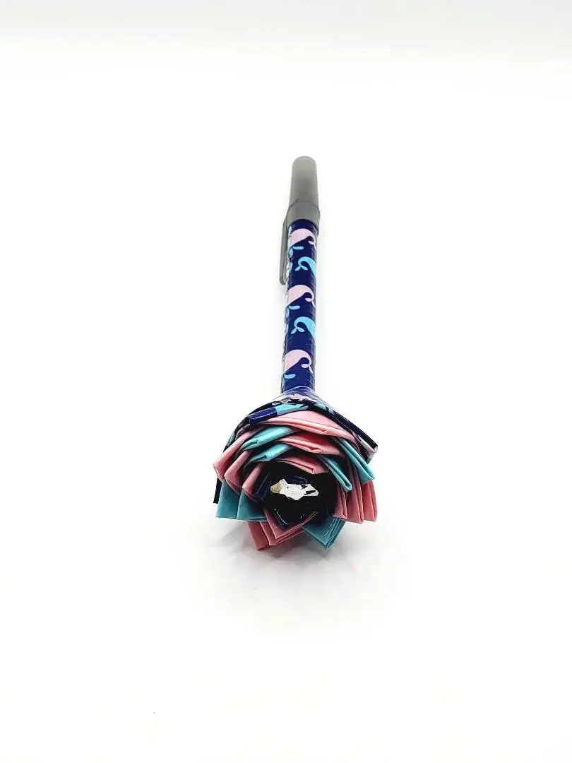 (PICK LIVE) 4 for $9.00 Duct Tape Flower Pens