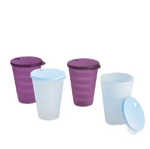 Tupperware Impression Tumblers with straw insert Tupperware Impression Tumblers with straw insert
