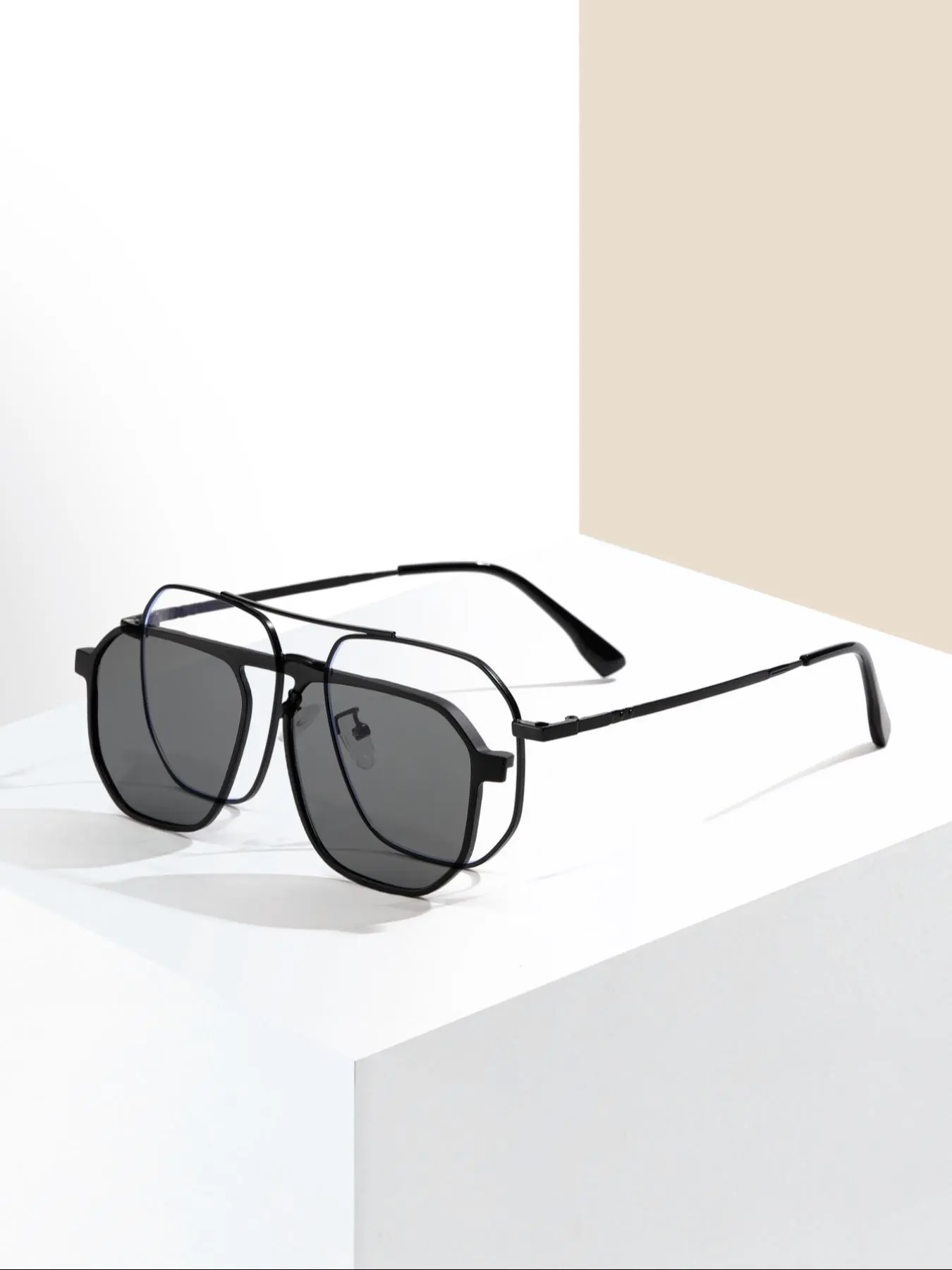 Unisex Simple Style Plain Color Glasses, Trendy Casual Rectangle Frame Glasses for Everyday Use, Fashion Accessories for Outdoor Activities