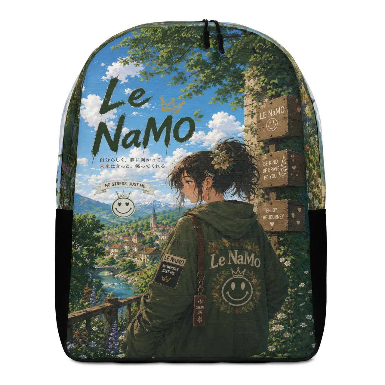 Le NaMo Journey Above The Valley Minimalist Backpack