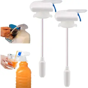 2 Pack Automatic Drink Dispenser Electric Tap One-Handed Operation Prevents Overflow Suitable for Milk Beer Outdoor Home Kitchens Pump