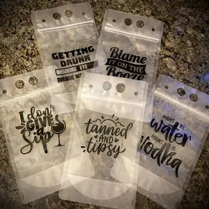 Reusable Adult Drink Pouches - 5 Pack