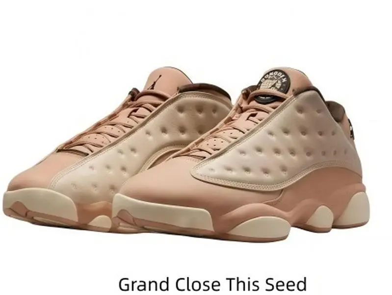 Two-Tone Nude Khaki Leather Retro Athletic Sneakers, Shock-Absorbing Midsole Skid-Resistant Outdoor Sneakers, Fashion High Top Shoes for Ball Sports, Jogging, Daily Wear and Earth-Tone American Street Style