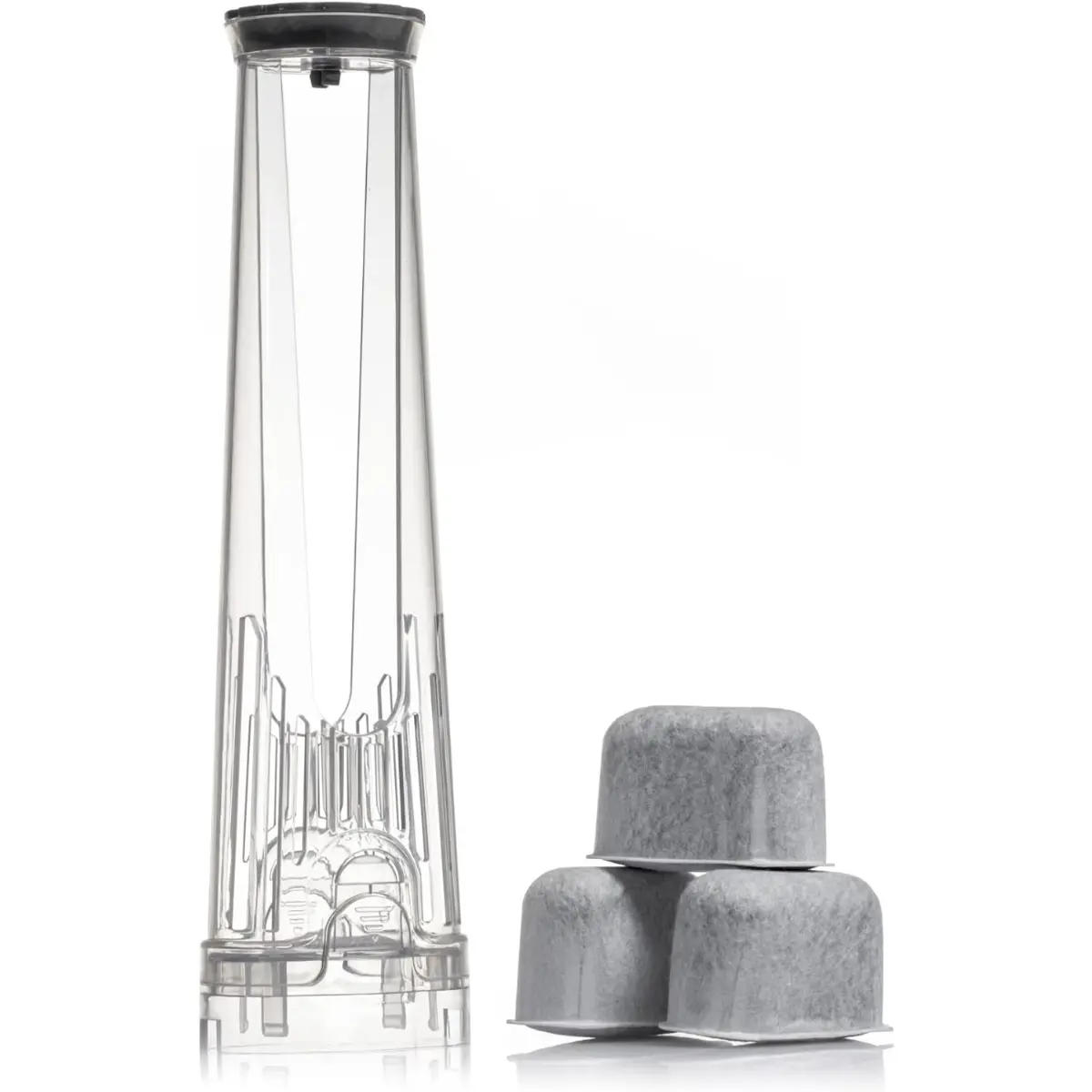 PUREHQ Ninja Water Filter for Ninja Dual Brew Coffee Maker and Single Serve Pods Grounds PB051 - Compatible with DualBrew Pro CFP301 CFP307 - Includes Filter Holder, 3 Pack of Charcoal Water Filters