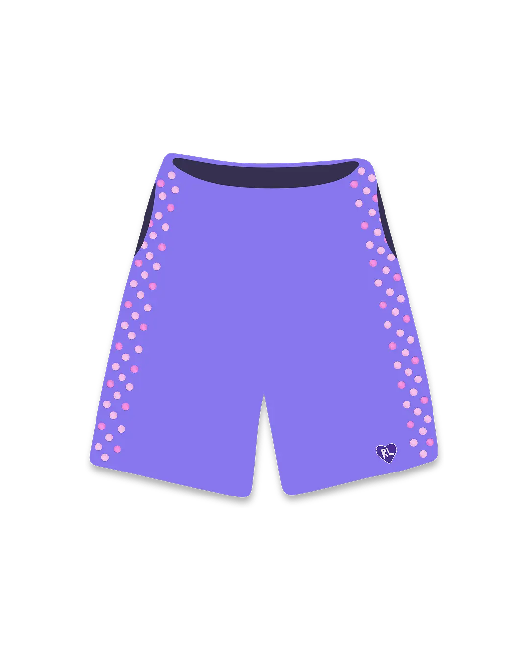 Stoned Sweat Shorts - Purple Stoned Sweat Shorts - Purple