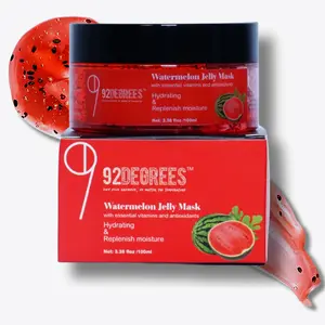Watermelon Jelly Mask, Hydrating Niacinamide Gel with Hyaluronic Acid, Antioxidants for Soft, Glowing Skin Lightweight Moisturizing Mask for All types of Skin
