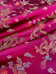 Fuchsia Japanese Brocade