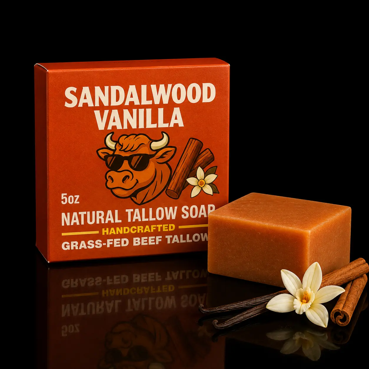 Nephew Organics Sandalwood Vanilla Tallow Soap