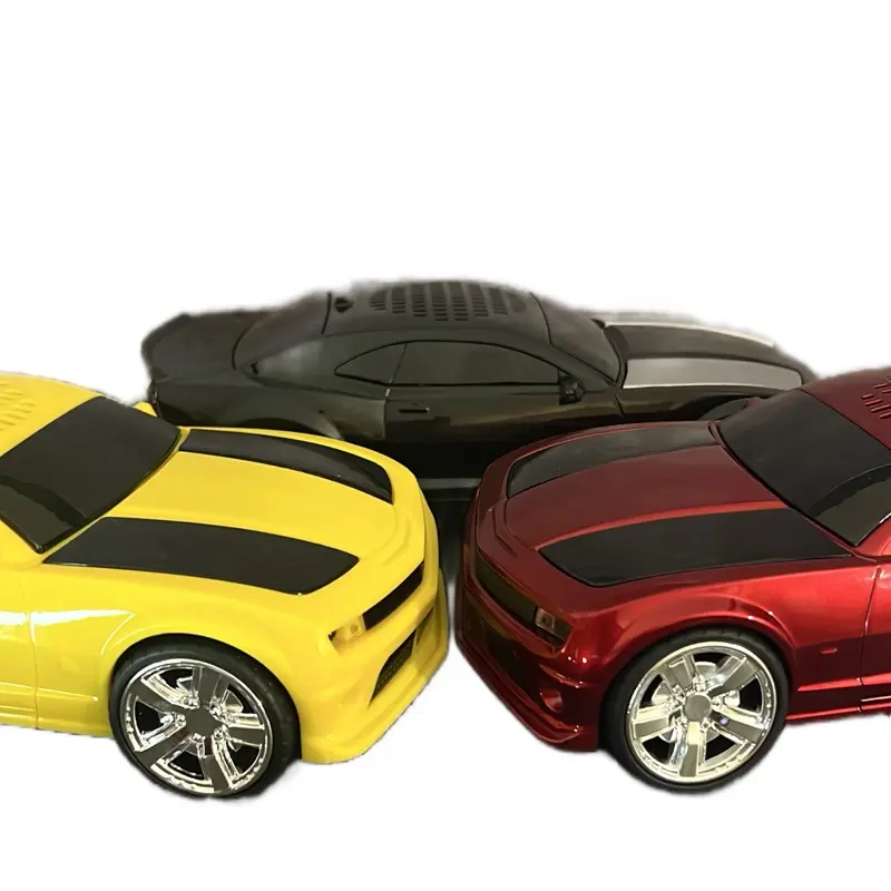 Bluetooth Model Car Speaker with LED Lights Portable Music Player FM Radio USB TF Card Aux.