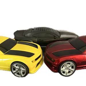 Bluetooth Model Car Speaker with LED Lights Portable Music Player FM Radio USB TF Card Aux.