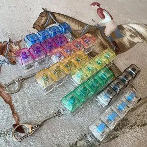 Stress Relief LED Keyboard Keychain Toy, Fidget Spinner for Kids & Adults, Creative Fun Gift Idea, Unique Stress Buster Accessory