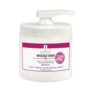 Master Massage - Organic & Unscented Nourishing Massage Cream - All Natural - Great for Your Skin!!! Facial Smooth