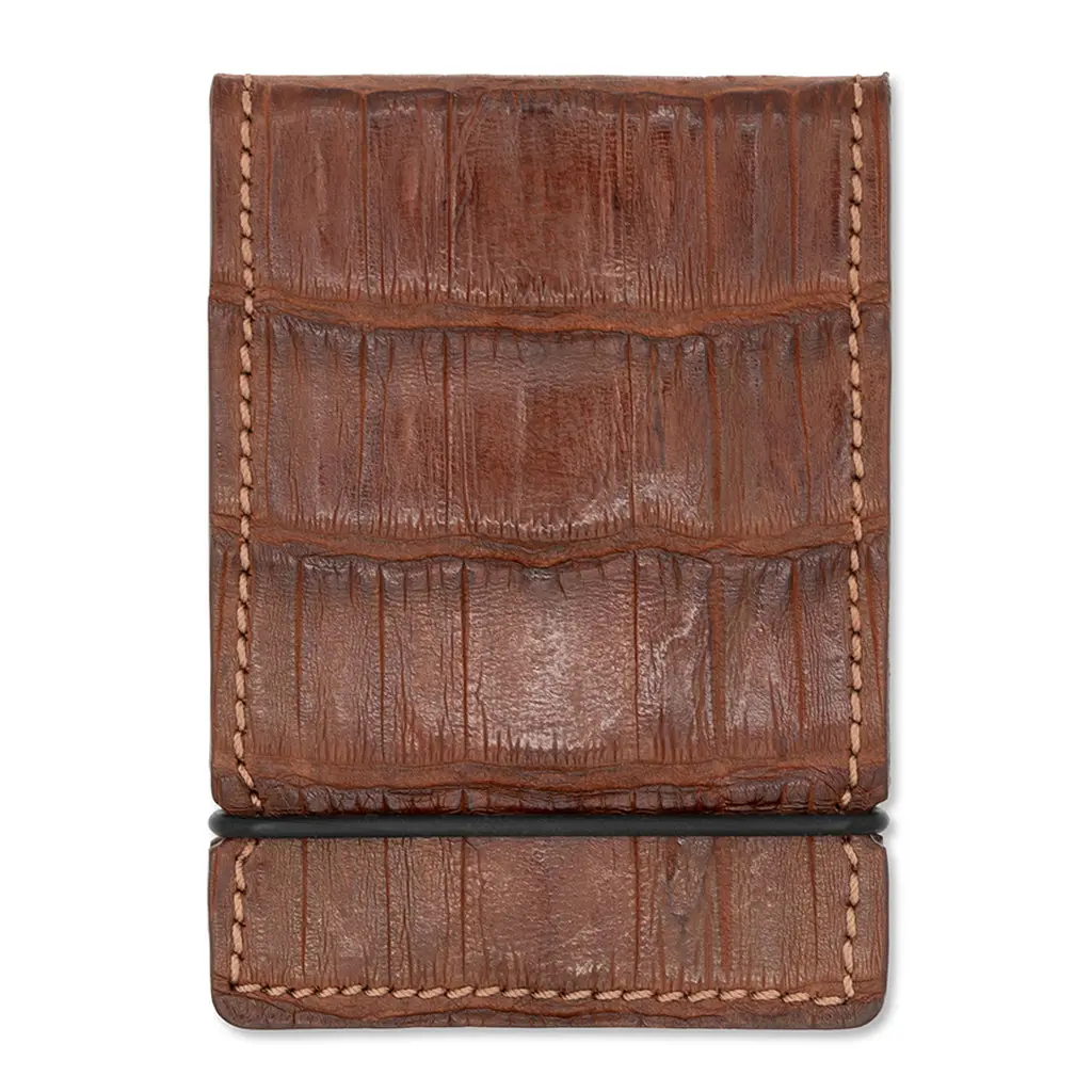WHISKEY CAIMAN CASH COVER WALLET