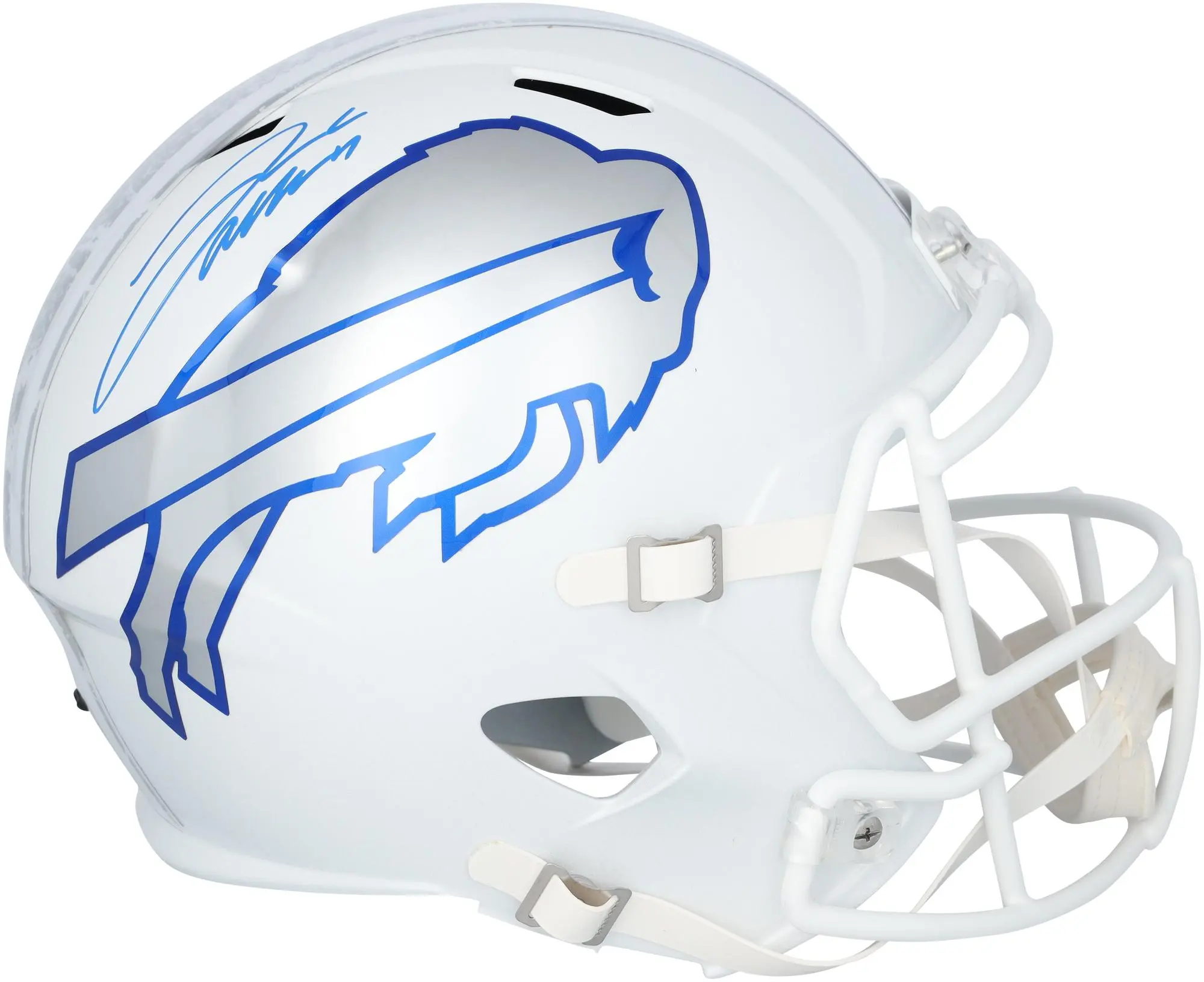 Josh Allen Buffalo Bills Autographed Riddell 2025 Rivalry Speed Replica Helmet - Fanatics Authentic Certified