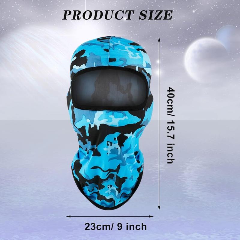 8 Pieces Sun Protection Balaclava Windproof Balaclava UV Protection Full Face Covering for Outdoor Sports
