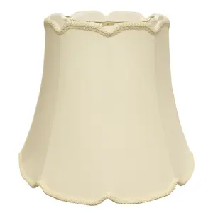 Slant Empire Cyliner "V" Notch Softback Lampshade with Washer Fitter, Egg