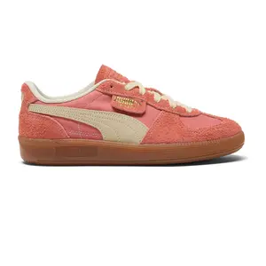 PUMA Womens Palermo Vintage Lace Up Sneakers Shoes Casual - Red