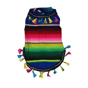 Multi-Color Dog Serape (Poncho)