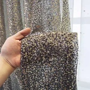 Glitter Sequins Decor Curtain, 1 Count Modern Simple Window Curtain, Window Drapes for Home Living Room Bedroom Decor