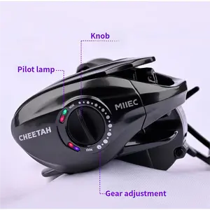 MIEC Star Sharp Plus Cheetah Fishing Reel with Sound Electromagnetic Brake System Micro Object Remote Drop No Wire Explosion Men's Gifts Marlin Lure New Generation Durable Quality loudest ding fishing rod jack hammer lure