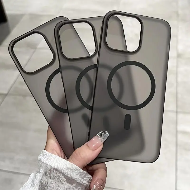 Matte Ultra-Thin For Magsafe Case For Samsung S25 Ultra S24 FE S22 S23 A56 5G A16 A26 A55 A54 A06 Magnetic Wireless Charge Cover