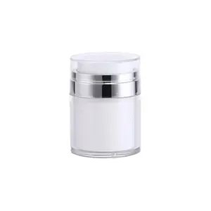 Airless Pump Jar Refillable Cream Bottle 15/30/50ml
