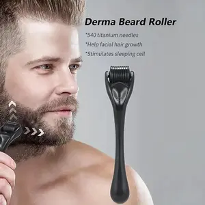 Handheld Beard Roller, Portable Reusable Micro Needle Rolling Toois for Face, Beard, Body and Scalp,  for Beard Hair Face Skin Microneedle Roller for Men and Women's Skin Care Tool, Skincare Products, Handheld Massager, Trending Products, Fall Winter Gift