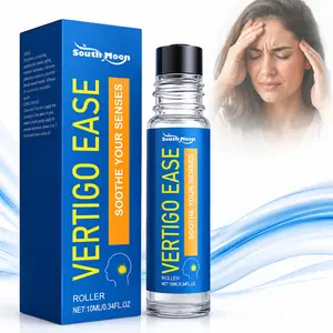 Vertigo Ease Roll-On Oil, Portable Essential Oil Roller for Motion Sickness, Dizziness, Headache & Nausea Comfort, 10ml
