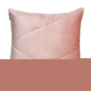 Parkland Collection PILL21284P Koko Transitional Pink Square Throw Pillow