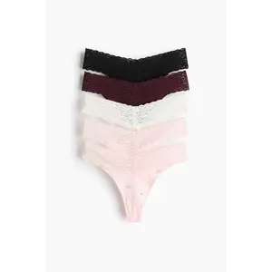 H&M 5-pack lace thong briefs