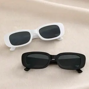 Fashion Rectangular Glasses, Suitable for Boys and Girls, Party Decorations and Photography Props, Ages 10-14, Eyewear