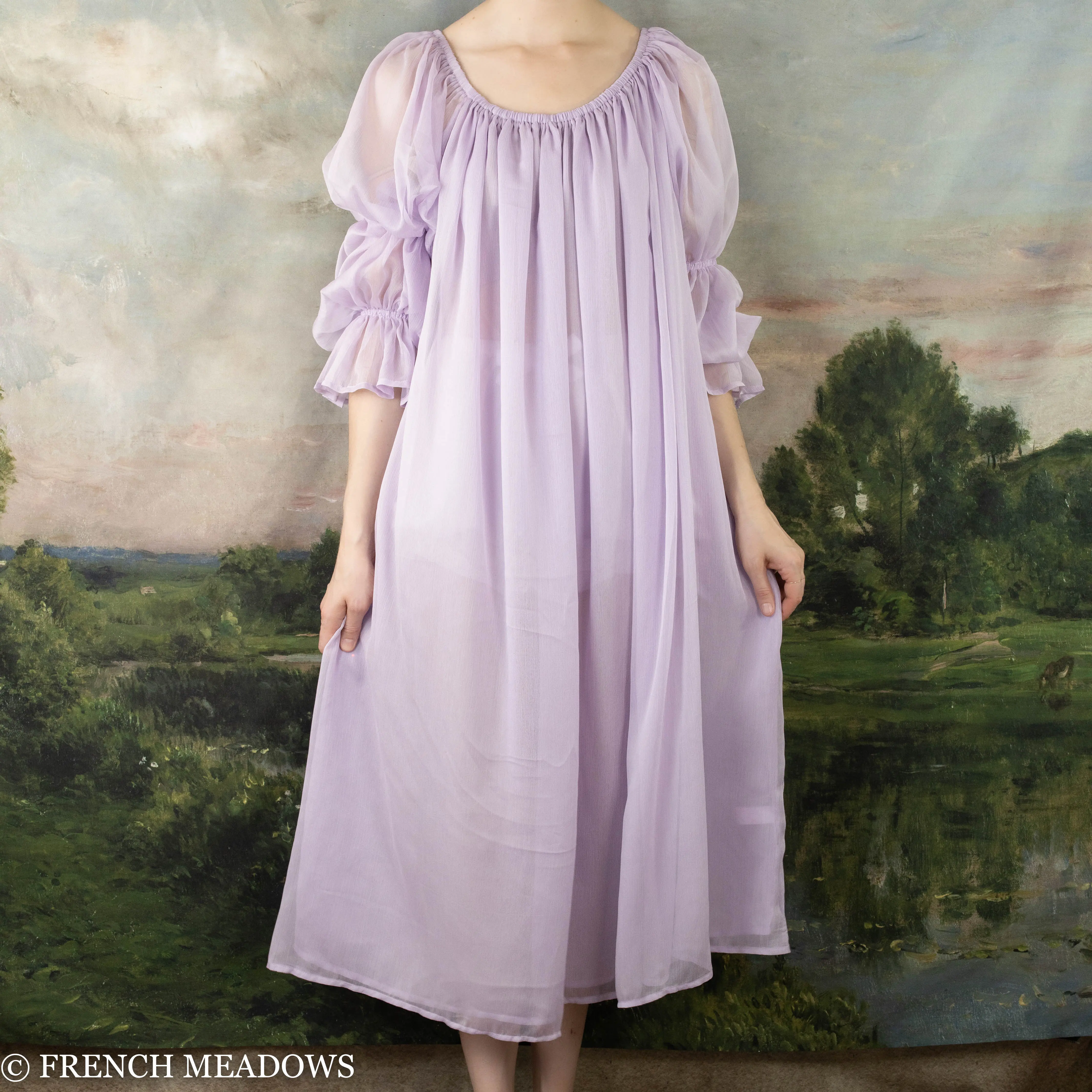 Lilac Chiffon Chemise Lilac Chiffon Chemise