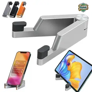 New Metal Mobile Phone Tablet Holder Folding Silicone Phone Bracket Mini Phone Holder Universal