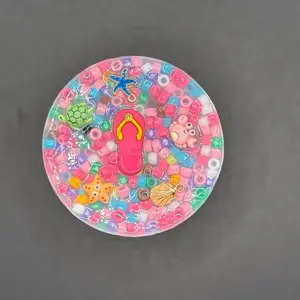 Summer fun Silicone Picky Fidget Toy - 3.5 x 3.5 Inch ADHD-Friendly Sensory Tool for Stress, Anxiety, and Nervous Energy Relief fidgets colorful Relaxation Stick