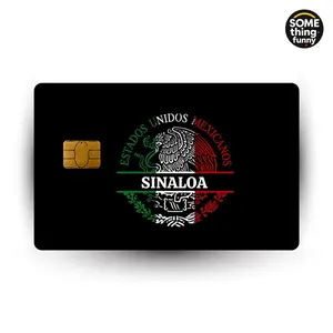 Sinaloa Card Sticker – Full Cover Debit/Credit Skin | Mexican Flag Eagle Design