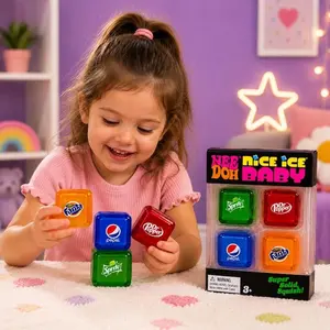 Funny Nice Ice Baby Squishy Set | Ice Stress Relief Fidget Toys