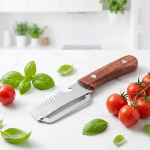 1PC, peeler, sharp and durable, anti-skid handle, bottle lifter, peeler, wire cutter and other functions, small and light, suitable for kitchen