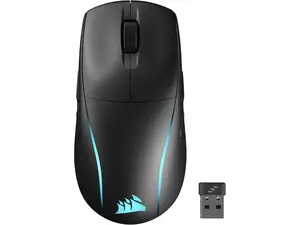 Corsair M75 Wireless RGB Lightweight FPS Gaming Mouse – 26,000 DPI, Swappable Side Buttons, iCUE Compatible, PC – Black