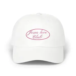 Jesus Love Club cap | Embroidered dad cap, faith baseball hat