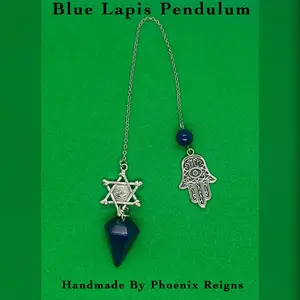 Lapis Luzie Pendulum Set for Evil Eye Protection