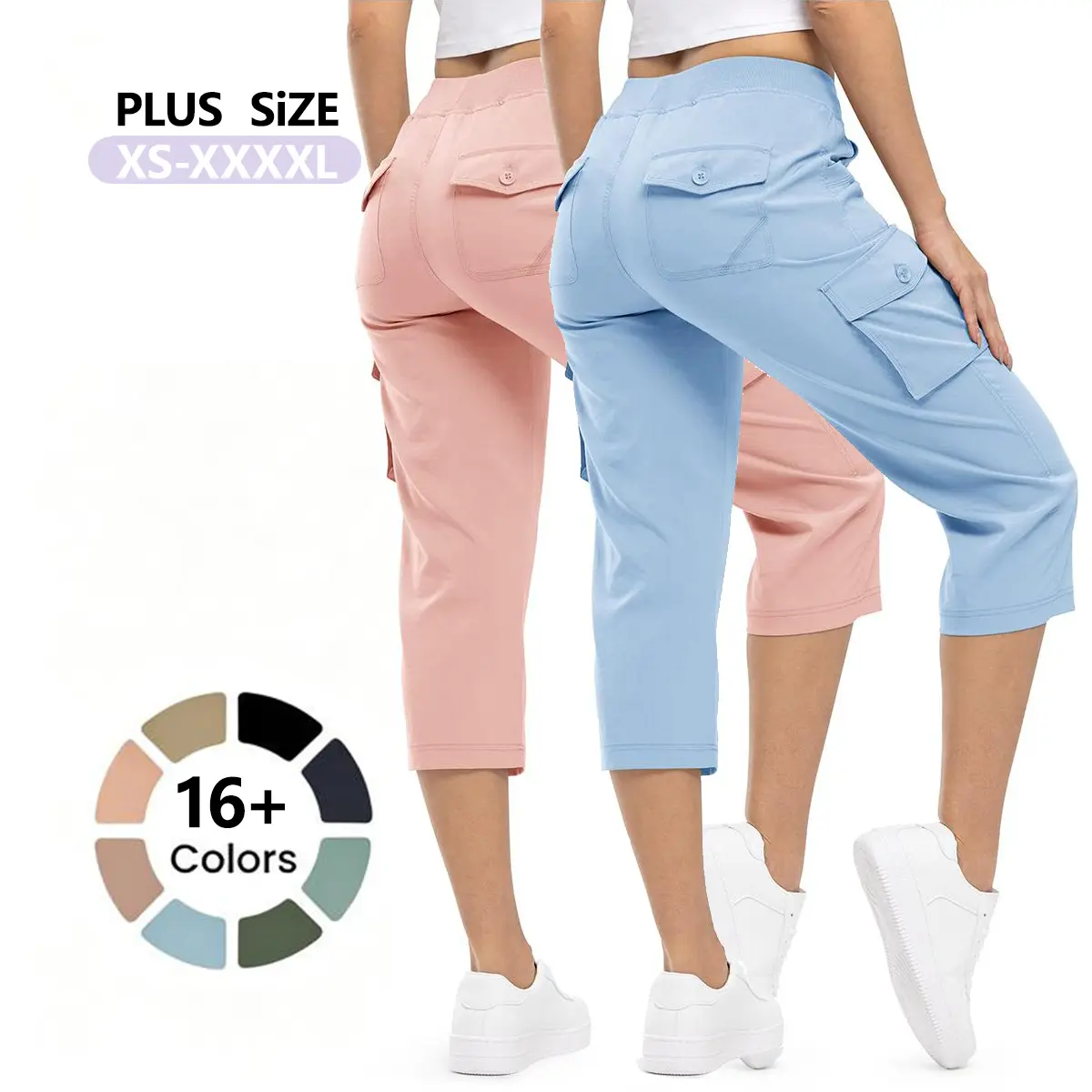 TBMPOY Limited-time Clearance Sale Women's Camo Cargo Joggers Lightweight Hiking Pants Quick Dry Outdoor Travel Sweatpants with 6 Pockets  #summervibes fathersdaygift