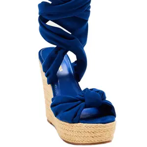 Wedges Girl Footwear Shoes Blue Color Sole Information Provided