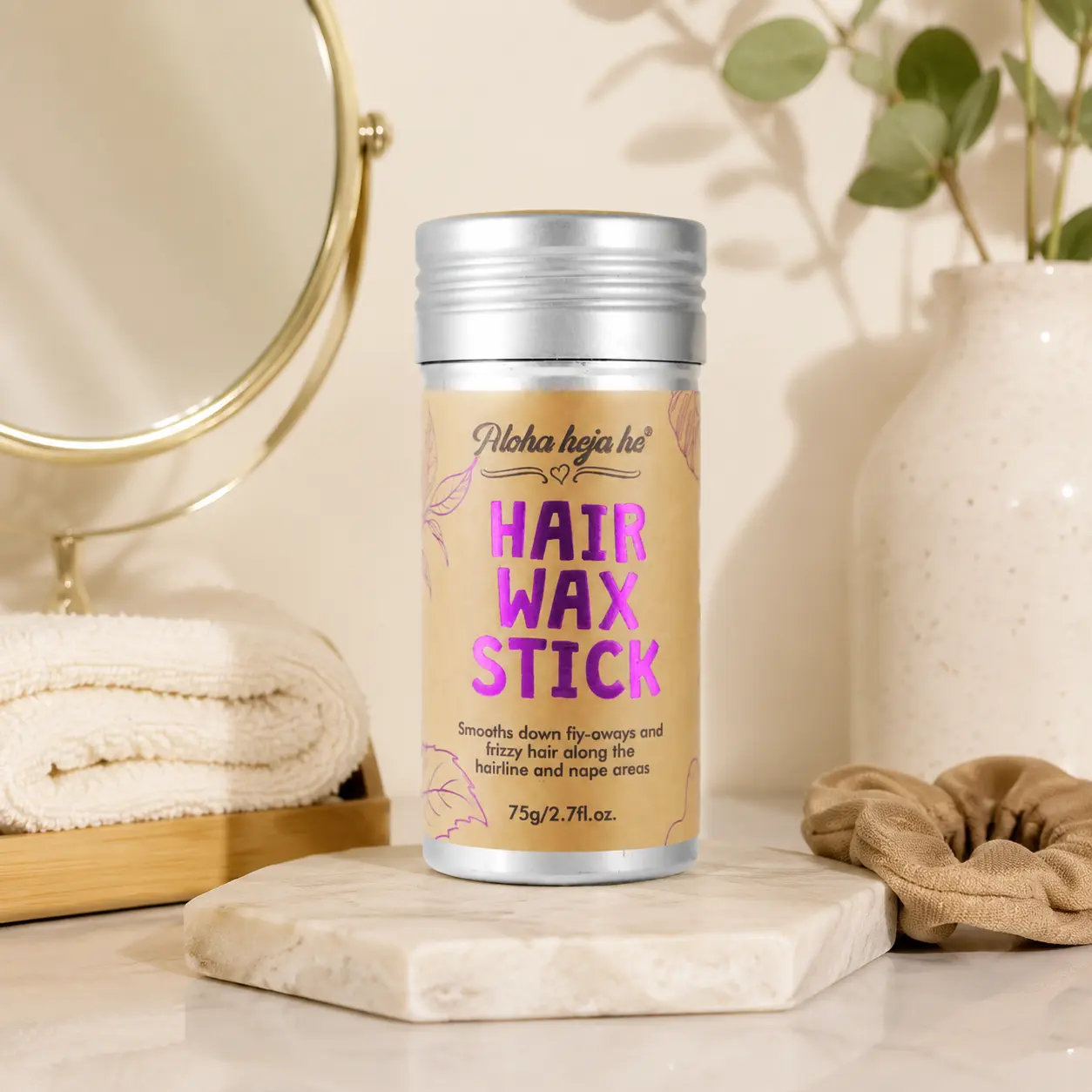 Suitable For Controlling Curls And Edge Laying, Styling And Shaping Hair Wax Sticks , Nourishing Care, Suitable For Men And Women Hair Waxing Essentials
