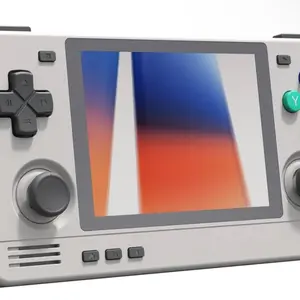 Retroid Pocket 2S Retro Game Handheld Console - 3.5 Inch Display - Clear Black - 4000mAh Battery - 4+128GB - Multiple Emulators