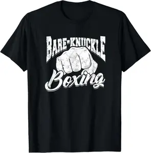 100% Cotton Unisex Bare-knuckle boxing - Bare-knuckle sport and fitness T-Shirt