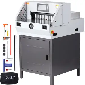 fathersdaygift VEVOR Electric Paper Cutter, Heavy Duty Paper Trimmer 19/482.6mm Cutting Width, 3.14/80mm Cutting Thickness, Electric Paper Cutting Machine with 7 Touchscreen Numerical Control Function