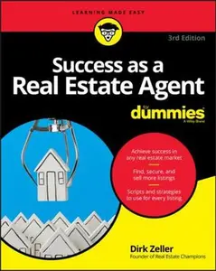 USED-Success as a Real Estate Agent for Dummies by Zeller, Dirk (Paperback)