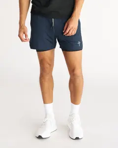 Three Nails Pro-Tech 2.0 Shorts | 5" With Liner | Christian Clothing | Premium Athletic Workout Shorts | Gym Shorts